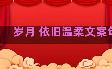 岁月 依旧温柔文案句子